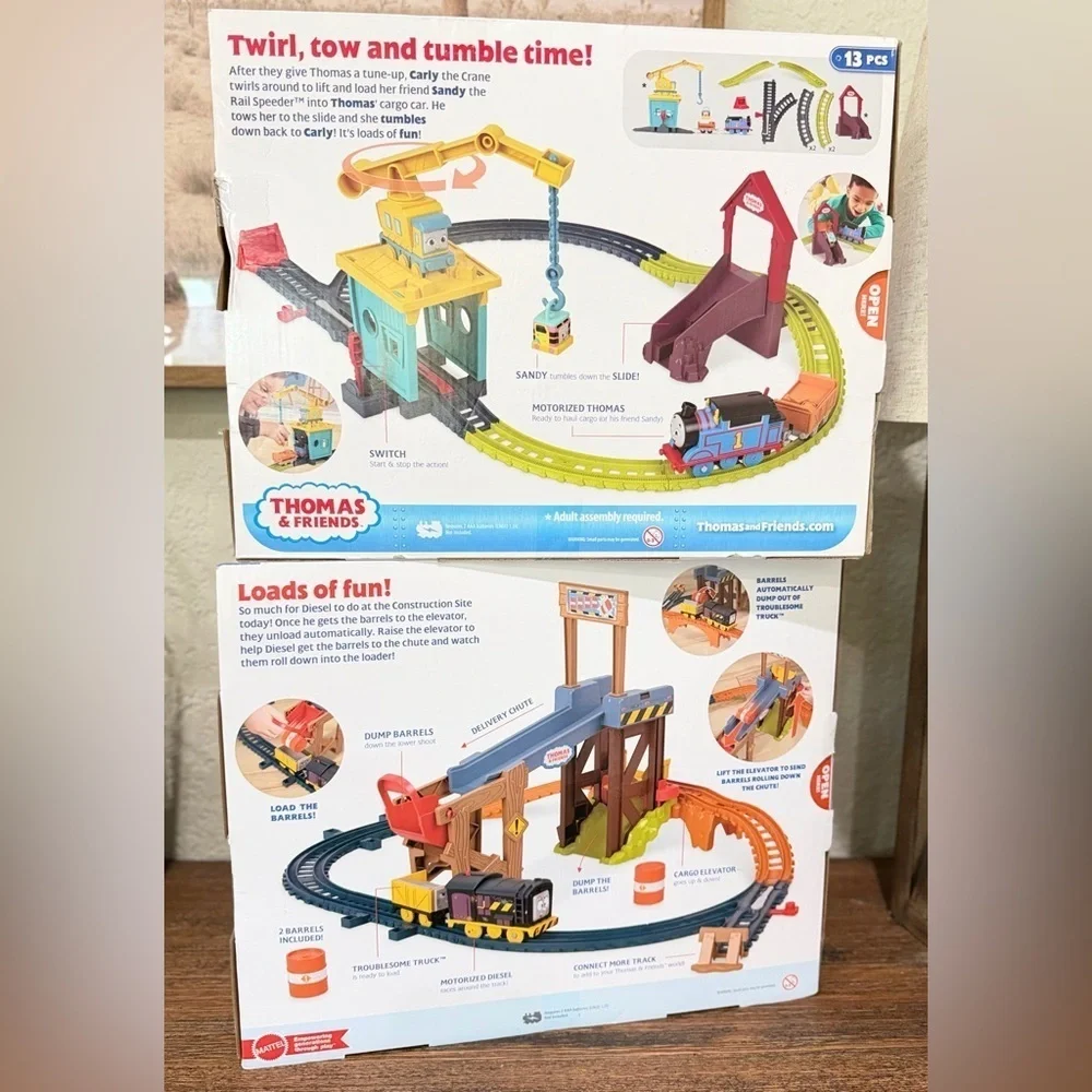 THOMAS & FRIENDS LOADS OF FUN 2 tracks kids 3+ NEW BOTH